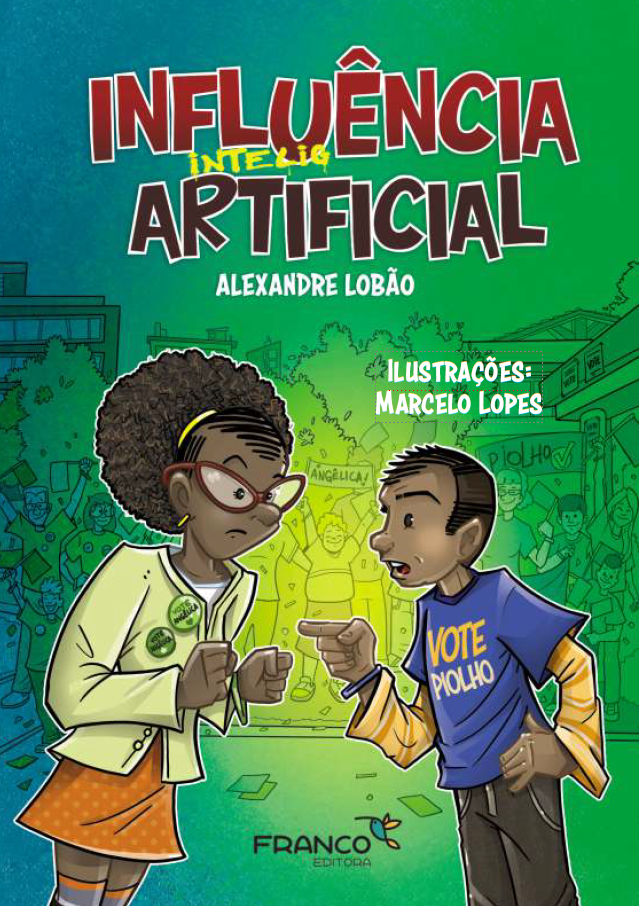 Capa do livro Influência Artificial, de Alexandre Lobão