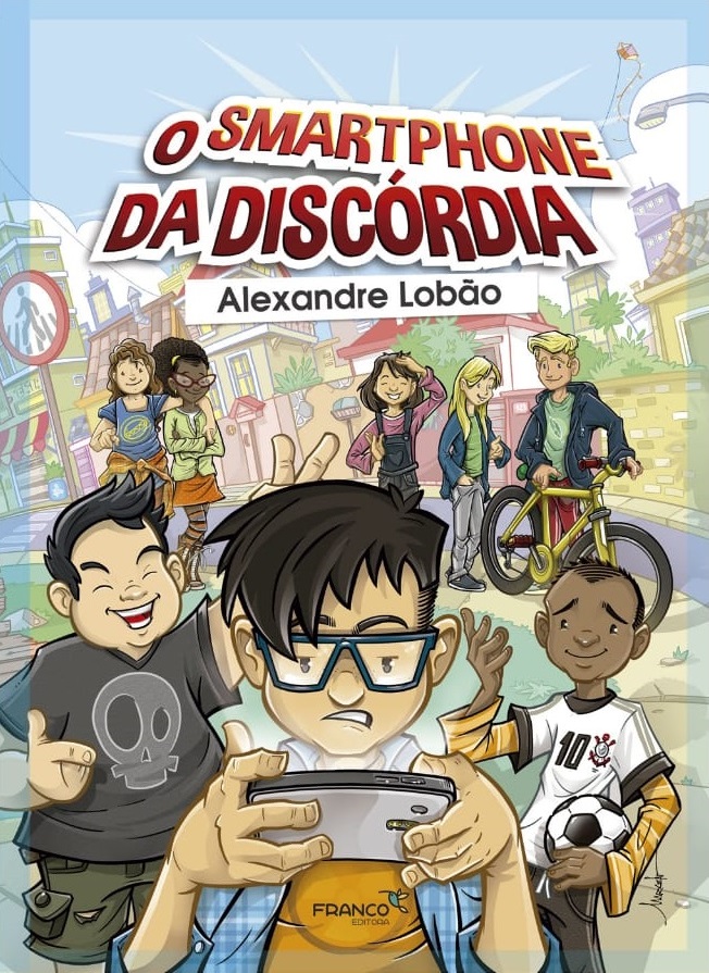 Capa do livro "O Smartphone da Discórdia", de Alexandre Lobão